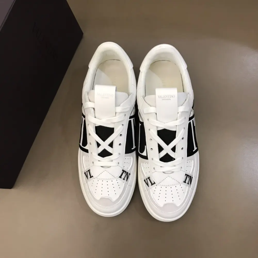 Valentino calfskin lace-up sneakers