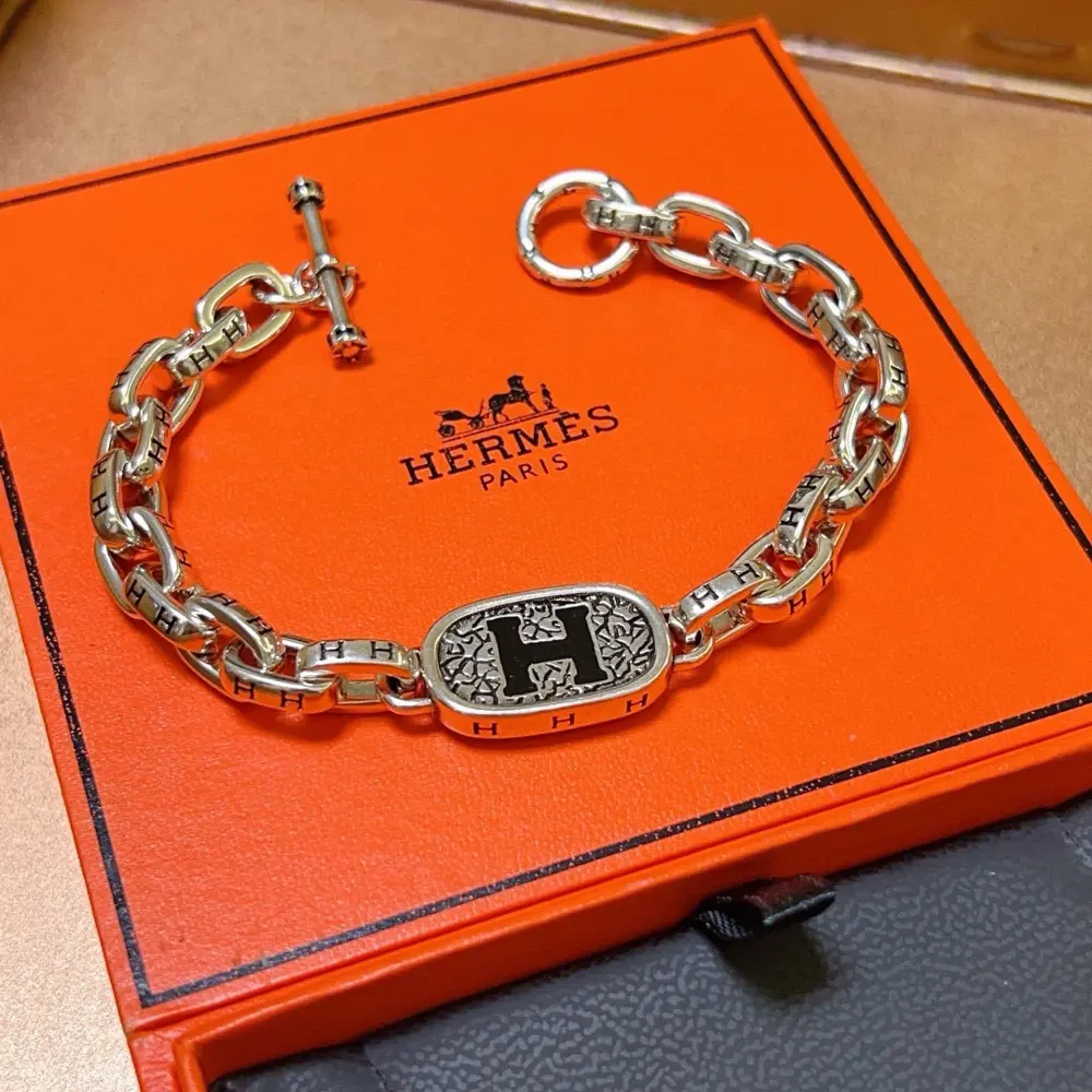 New Hermès bracelet thickened platinum version. High-end precision version of many Internet