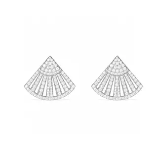 Apm monaco small palace fan-shaped earrings