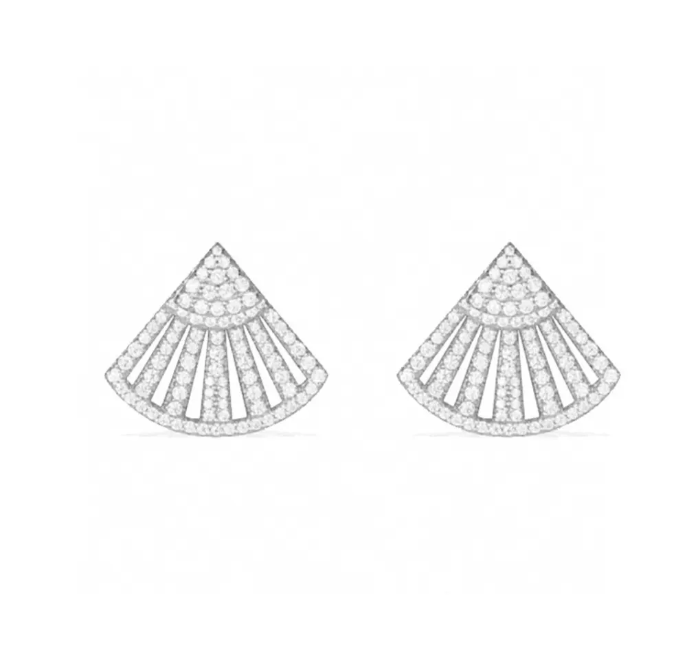 Apm monaco small palace fan-shaped earrings