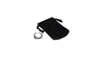 Chrome Hearts patchwork double sword ring