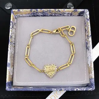 Dior Heart Chain Series Bracelet
