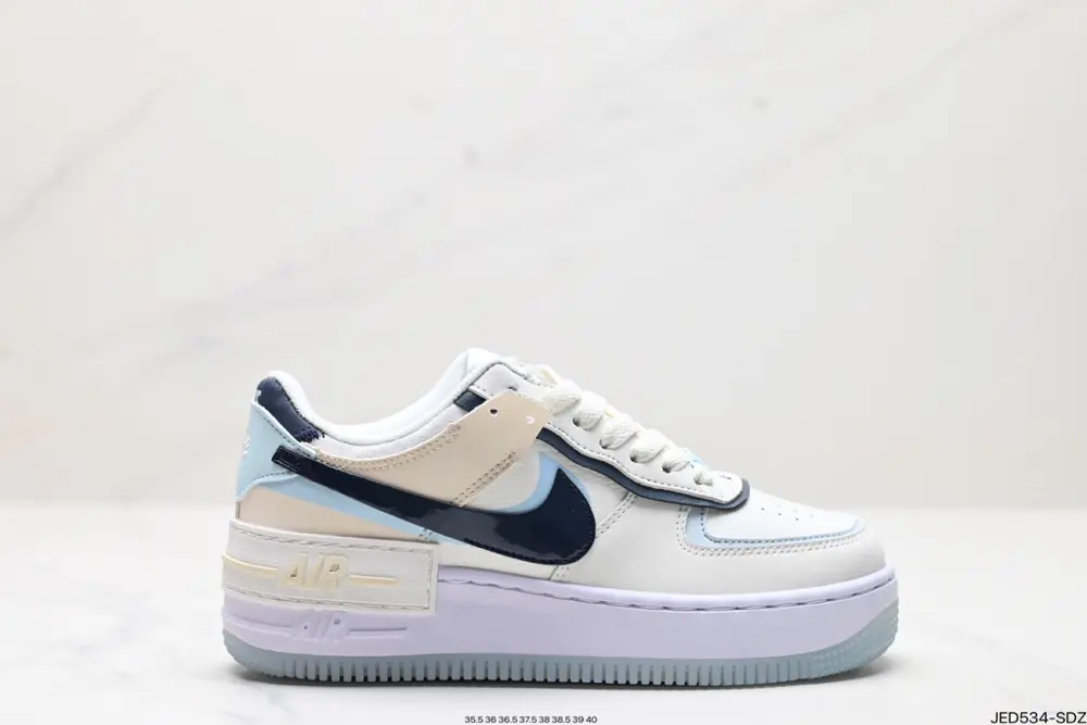Nike WMNS Air Force 1 Shadow new girl deconstructionist design Macaron Air Force One DZ1847-105
