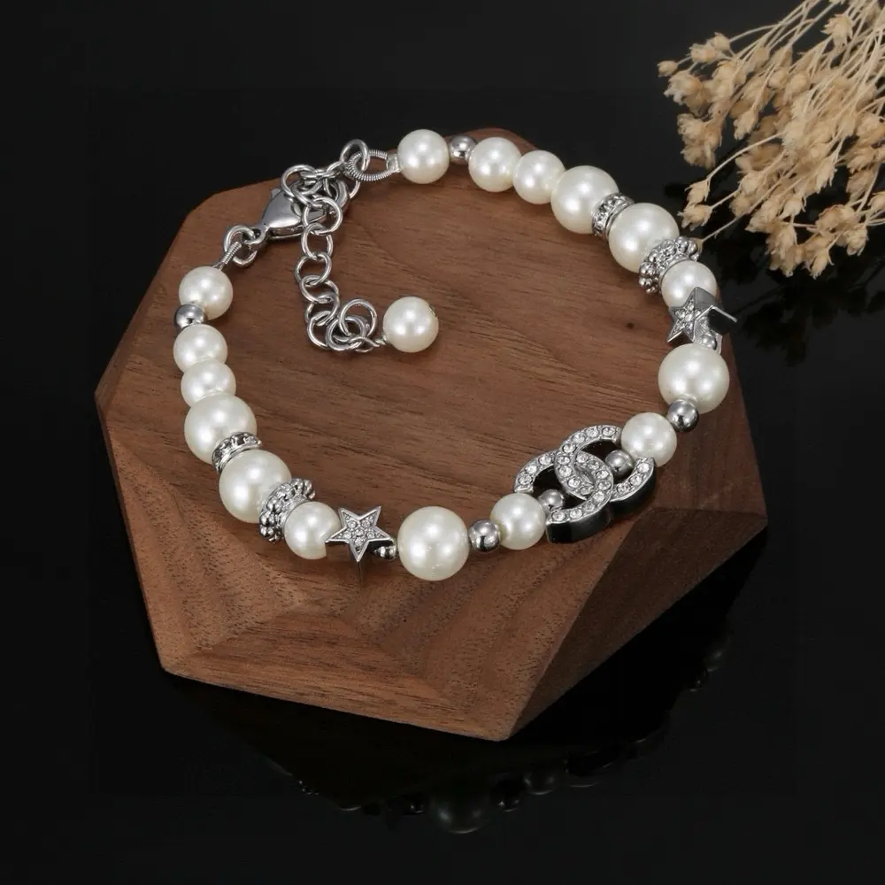 Chanel star pearl bracelet
