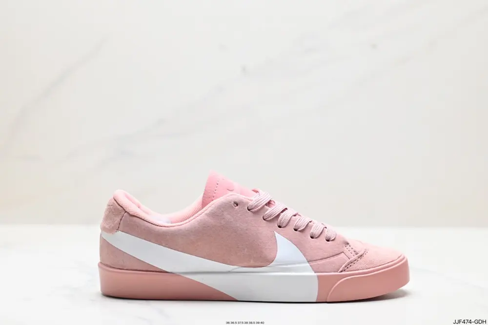 Nike Blazer City Low LX Nike Spring Hot Sale Suede Upper Black and White Retro Big Hook AV2253