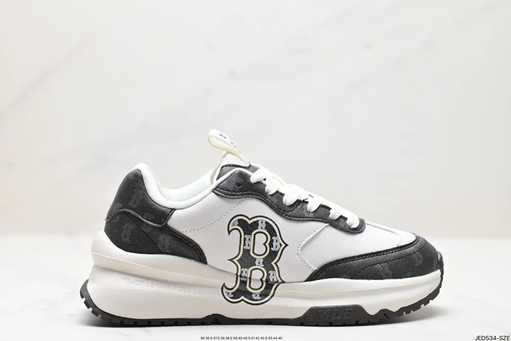 MLB Big Ball Chunky Mesh Thick-soled Daddy Series Low-top Mesh Lightweight Casual Sports 3ARNCRD4N