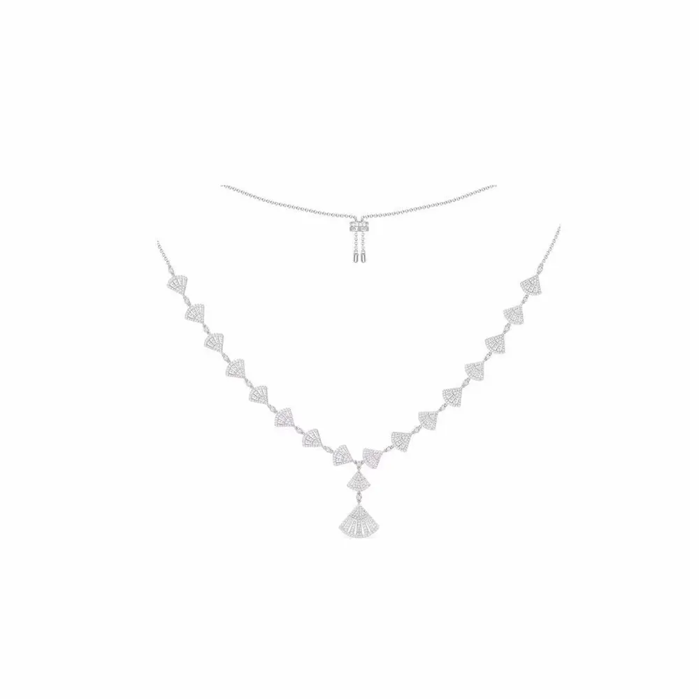 Apm monaco baby pendant large and small fan necklace