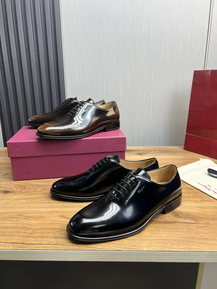 Salvatore Ferragamo men’s business casual leather shoes