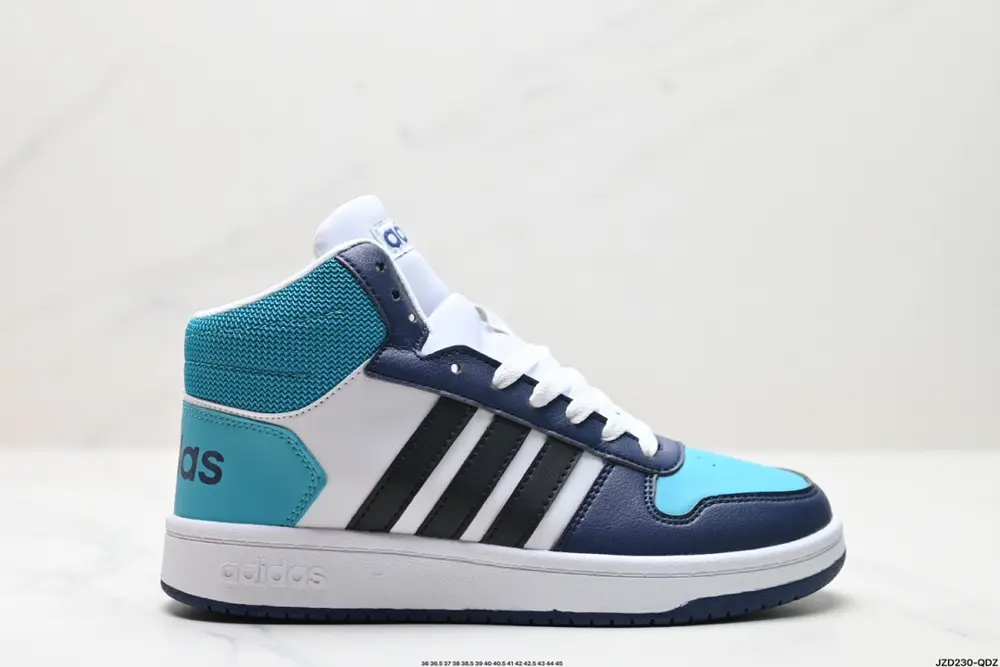 Adidas neo Hoops 2.0 Mid synthetic leather non-slip wear-resistant Adidas mid-top sneakers FV2729