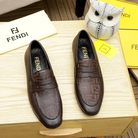 Fendi men’s formal leather shoes Classic series not to be missed The first layer