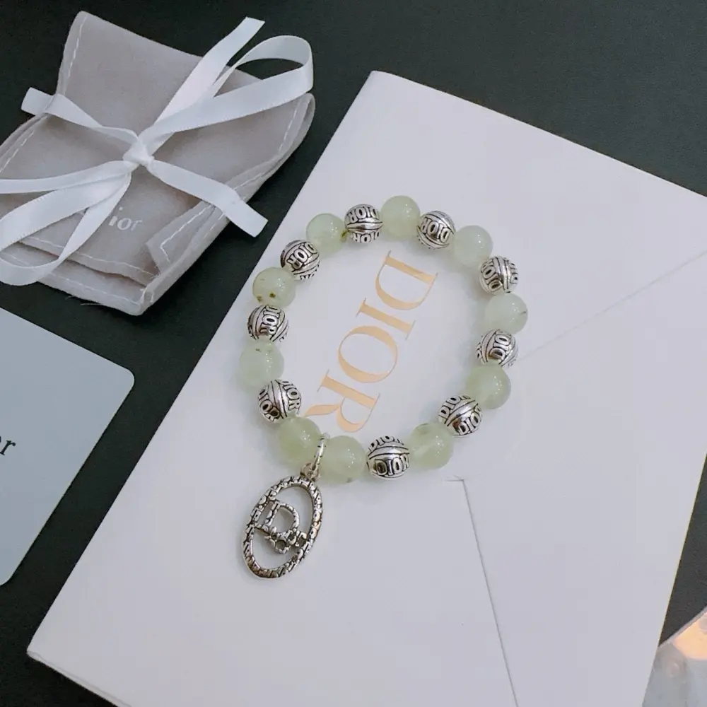 DIOR Multi-element agate Thai silver style bracelet. Same style as G-Dragon. Retro style