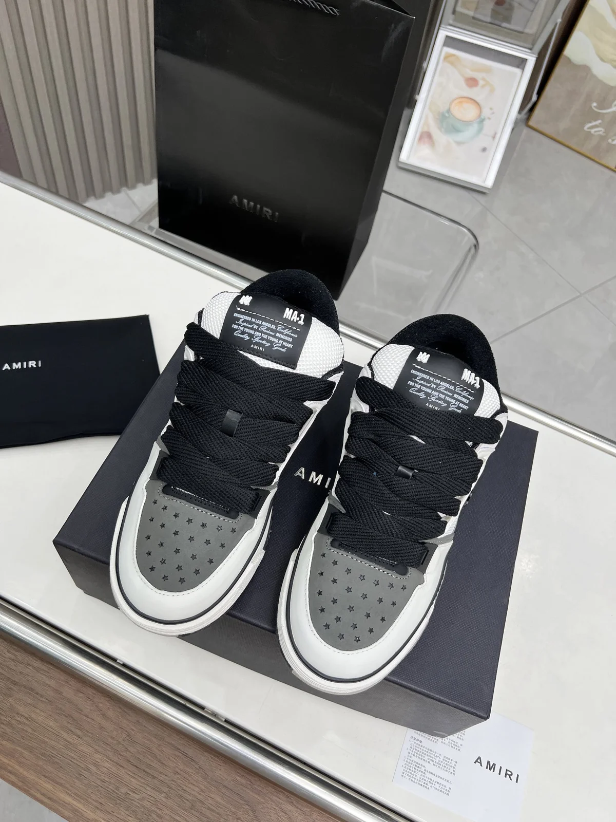 AMIRI new MA-1 loafers for couples