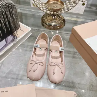Miu Miu Miu French fairy ballet shoes
