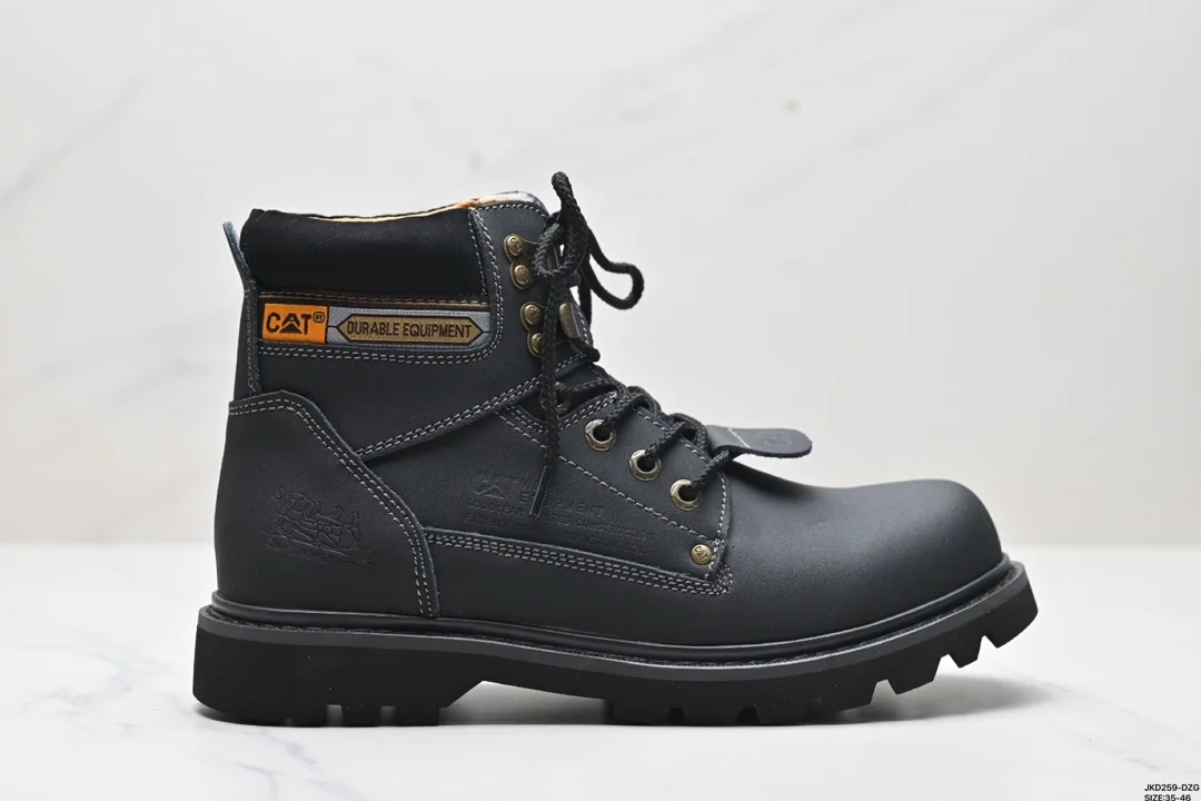 CAT steel toe anti-smash Martin boots men’s high-top work boots autumn big toe shoes