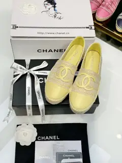 Chanel fisherman shoes new color woven