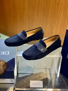 The DIOR Odeon loafers continue the classic dress shoe silhouette with a more elegant