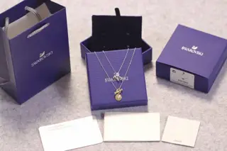 Swarovski Capricorn Guardian Clavicle Necklace