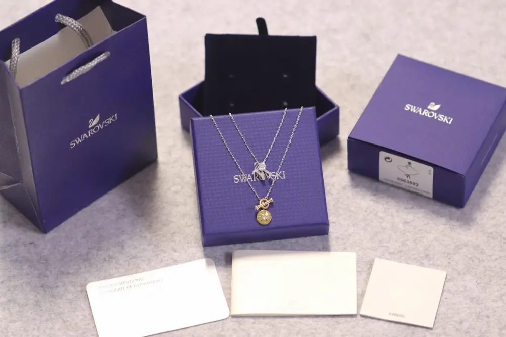 Swarovski Capricorn Guardian Clavicle Necklace