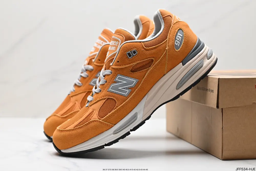 New Balance 991v2 Made in UK “Black” series British-made classic versatile dad casual U991BK2