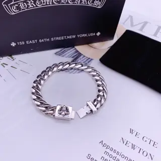 Chrome Hearts Anchor Military Flower Thin Bracelet