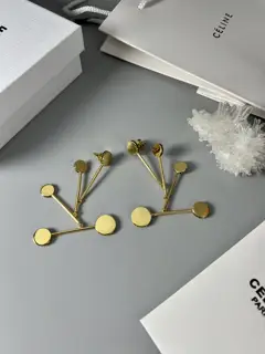 celine geometric earrings
