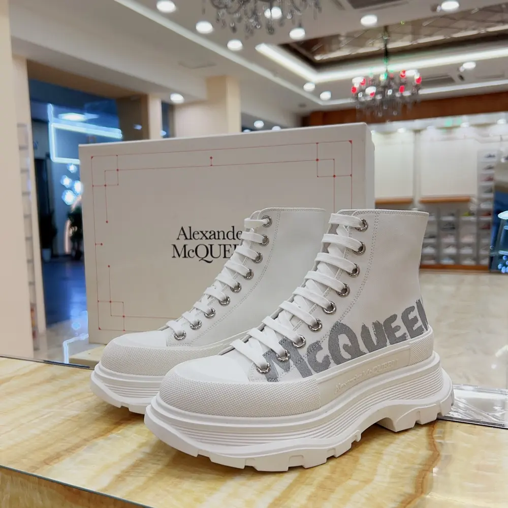 McQueen high-top casual shoes