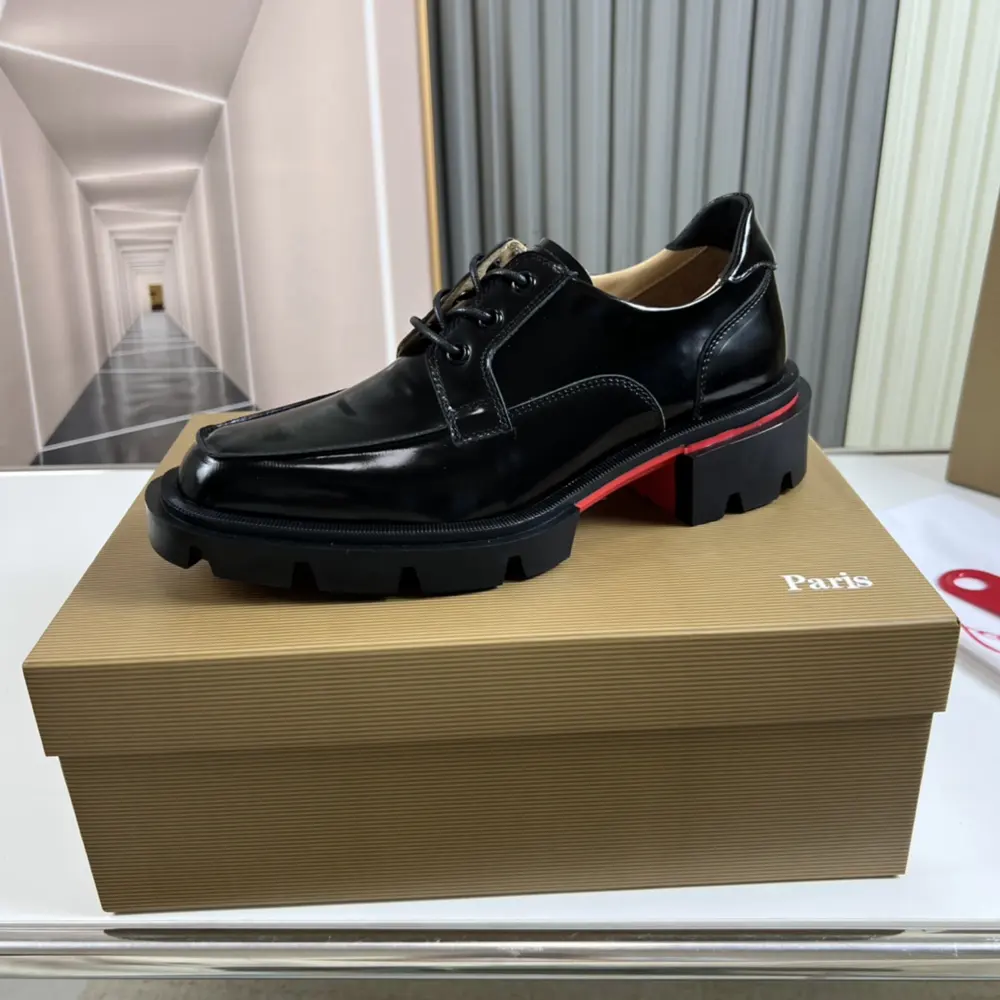 Christian Louboutin business leather shoes