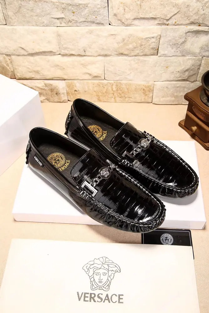 Versace men’s four-season casual loafers