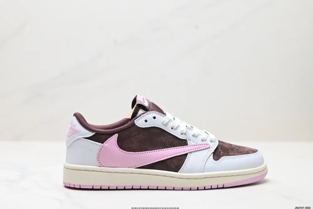 Nike AJ1 Travis Scott x Air Jordan 1 ” Reverse Mocha “AJ1 Joe 1 TS Lightning Joint Hook DZ4137-206