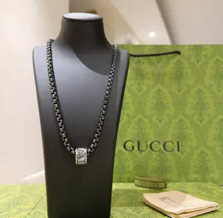 GucciThe latest Gucci necklace with a higher grade chain
