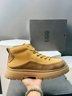 UGG fleece lace-up casual outdoor short boots Trey outdoor style