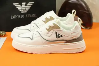 Armani men’s casual shoes. The upper