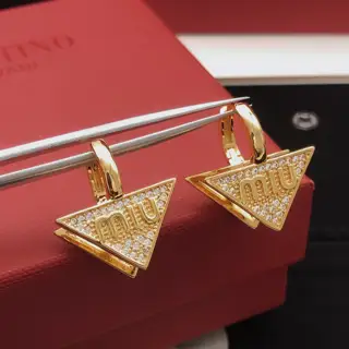 miumiu triangular ear hooks