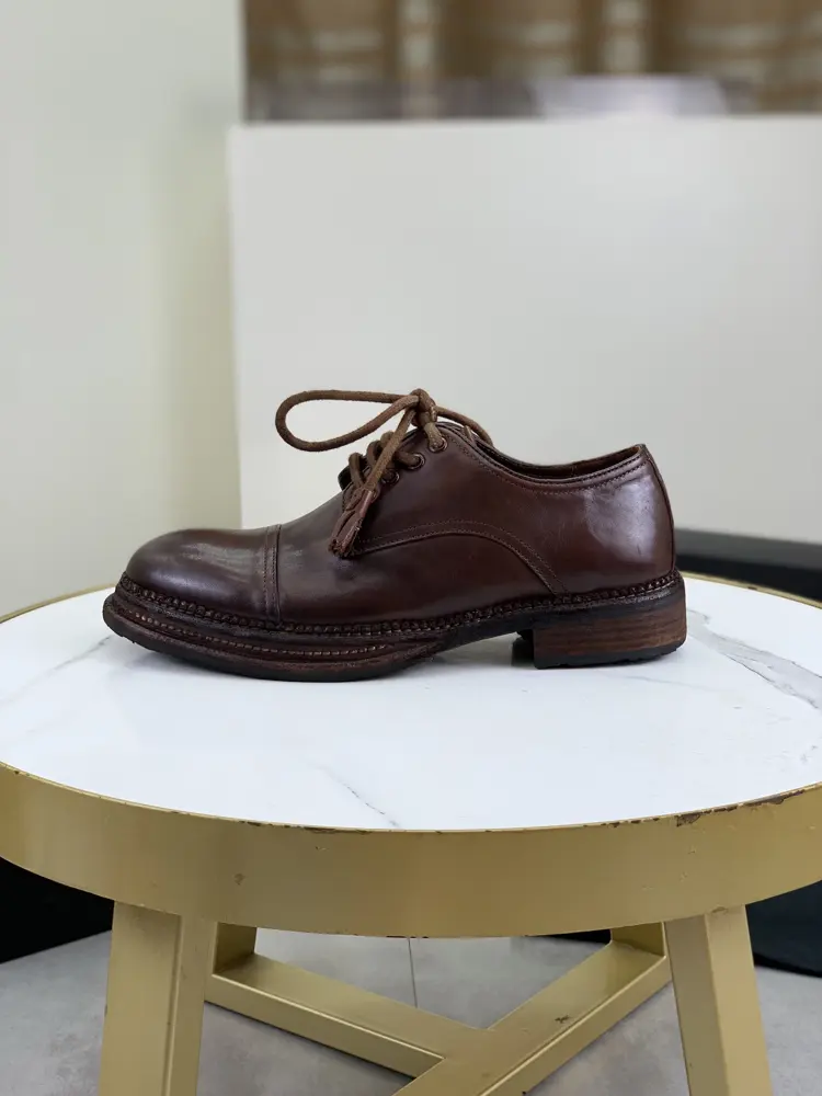 Dolce & Gabbana DG lazy toe leather shoes