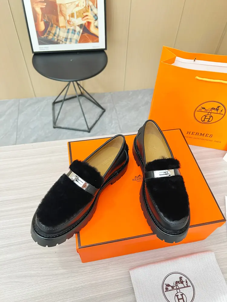 Hermès new handmade shoes