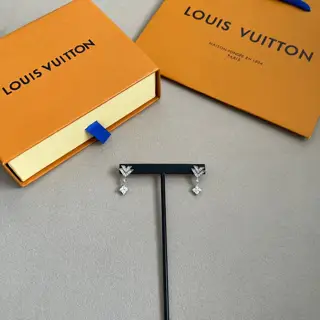 Louis Vuitton Monogram floral earrings