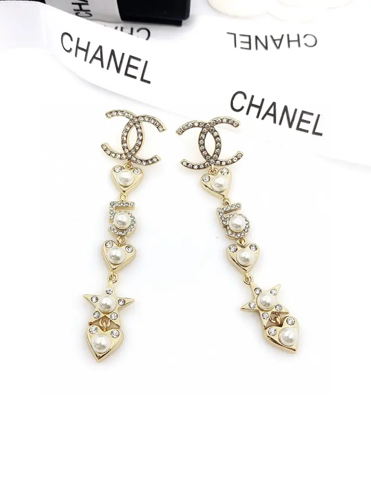 Chanel Multi-element Double C Earrings