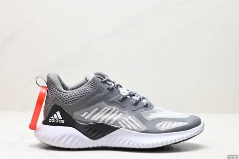 Adidas AlphaBOUNCE M Alpha high elastic horse brand shark gill pattern outsole leisure B43685