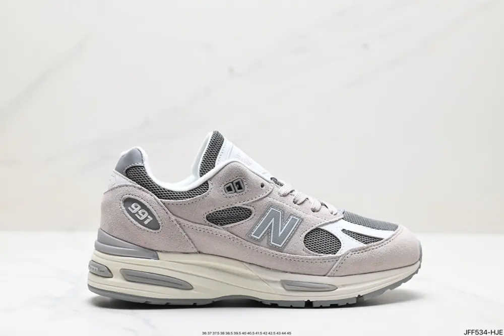 New Balance 991v2 Made in UK “Black” series British-made classic versatile dad casual U991BK2