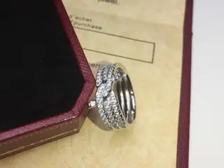 Cartier classic diamond knot ring size 6