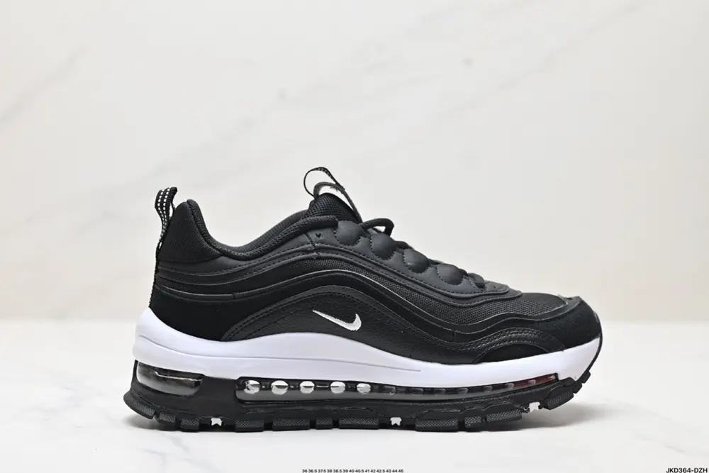 Nike Air Max 97 small hook bullet retro full-palm air cushion casual sports shoes