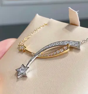 Chanel Comet Shooting Star Necklace