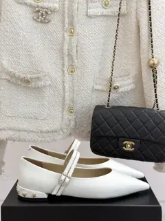Chanel Pointed Mary Jane Shoes