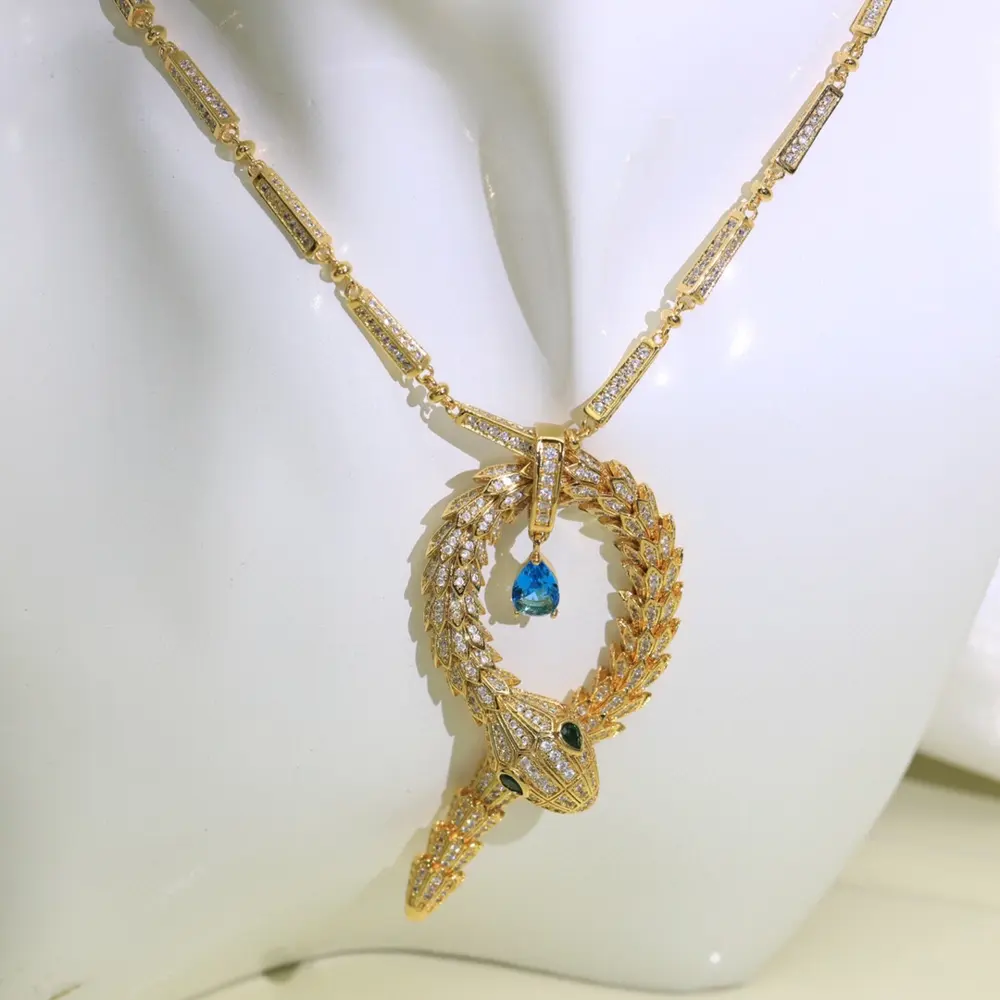 Bvlgari Python necklace. Paying homage to the Serpenti beast