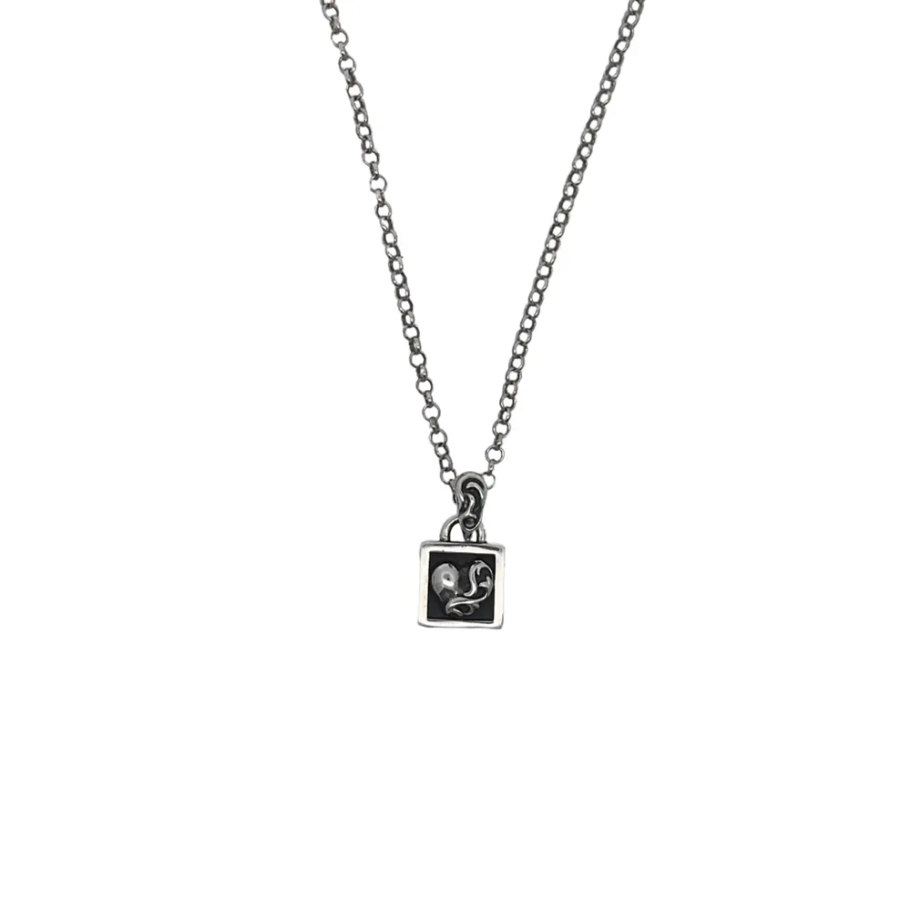 Chrome Hearts small square necklace