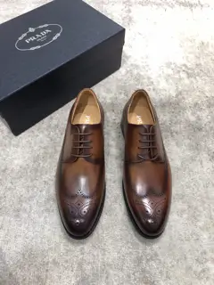 Prada men’s high-end leather shoes