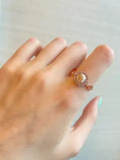 Gucci Double G flower ring