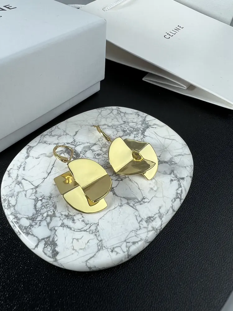 celine folding earrings