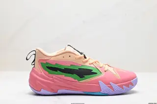 PUMA Scoot 1 Zeros Puma round toe lace-up non-slip low-top basketball shoes