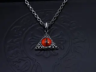 Chrome hearts Chrome Hearts Letter Chain Dark [Letter Riot] Original etched letter